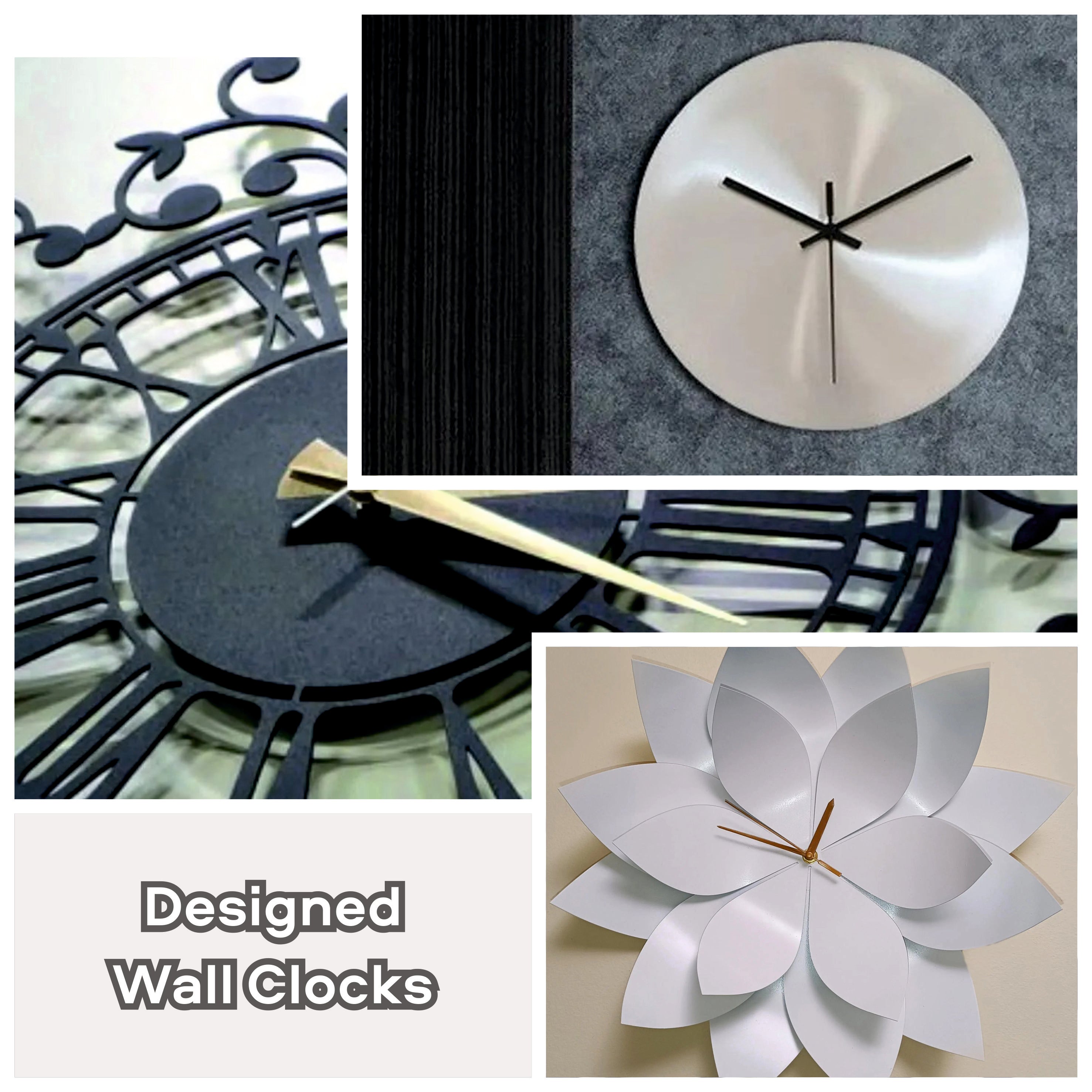 metal wall clocks