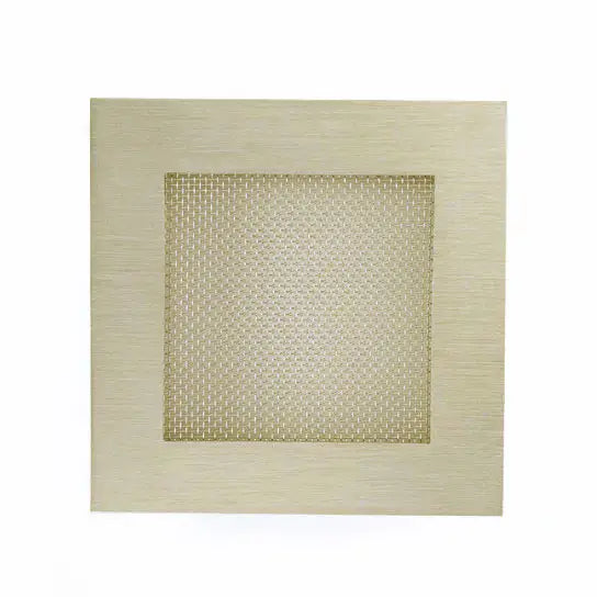 Metallic square vent