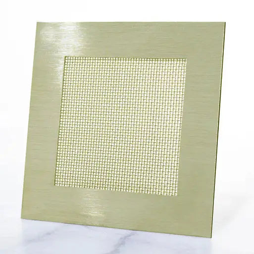 Metallic square vent