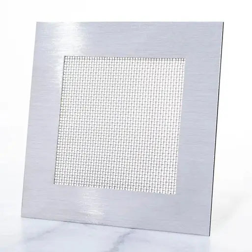 Metallic square vent