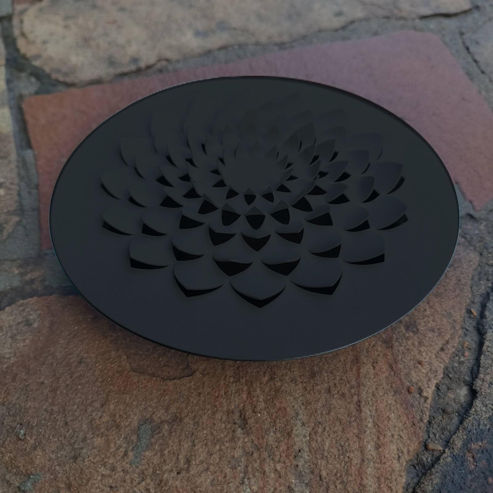 black metal vent grille 