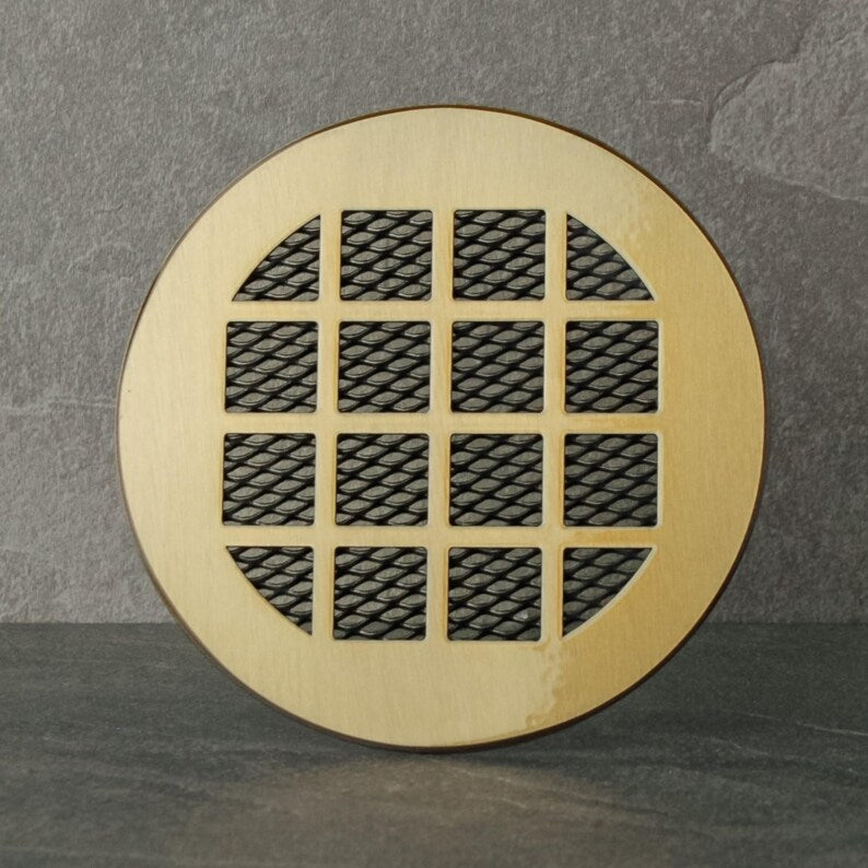 round brass vent cover