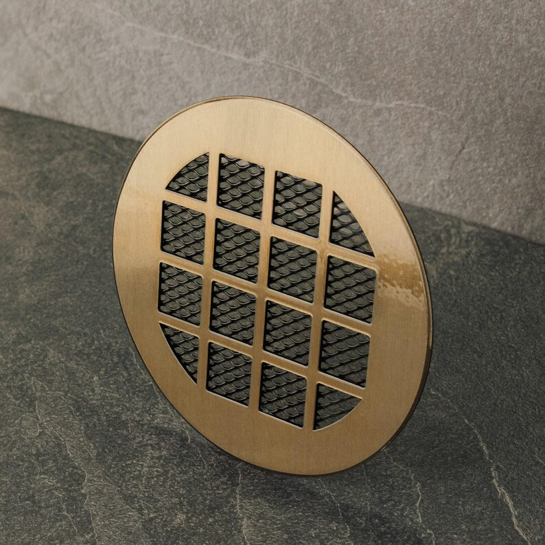 round brass vent cover