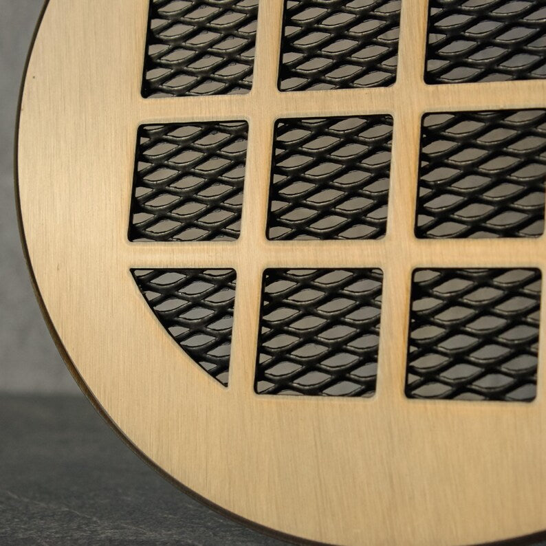 round brass vent cover